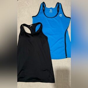 Bundle Deal: 2 Black and Blue Athletic Tank Tops